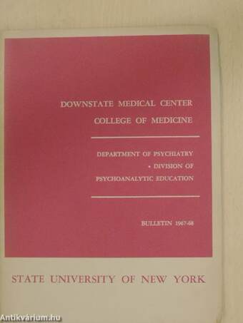 Downstate Medical Center College of Medicine Bulletin 1967-68