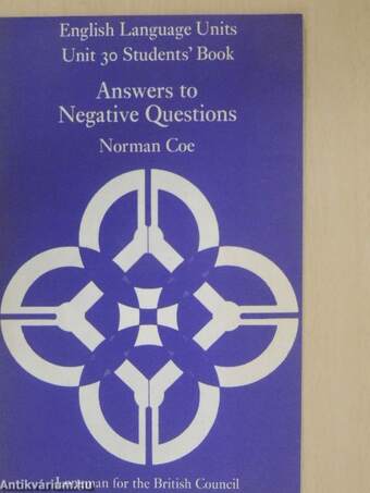 Answers to Negative Questions - Student's Book