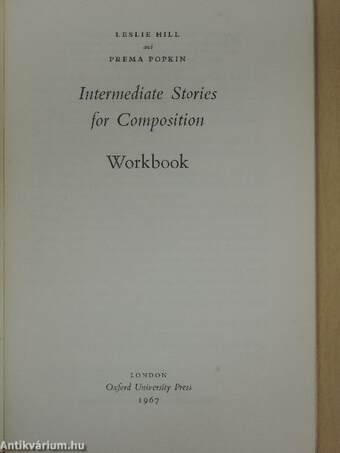 Intermediate Stories for Composition - Workbook