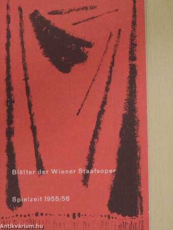 Blätter der Wiener Staatsoper Mai 1956 1. Heft