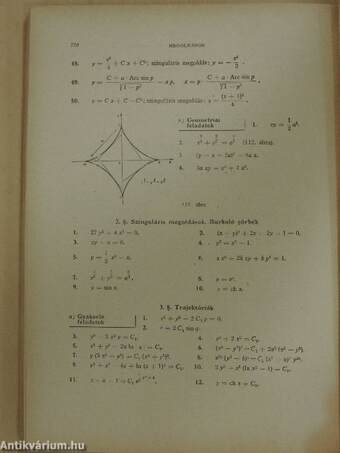 Műszaki matematikai gyakorlatok B. VII.