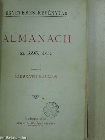 Almanach az 1895. évre