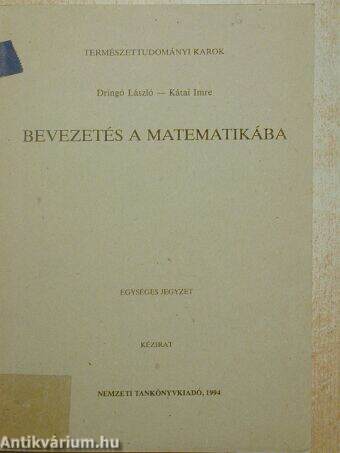 Bevezetés a matematikába