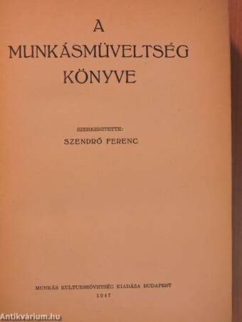 A munkásműveltség könyve