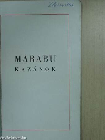 Marabu kazánok