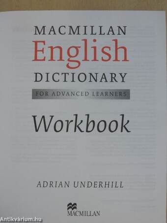 Macmillan English Dictionary - Workbook