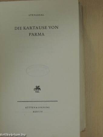 Die Kartause von Parma