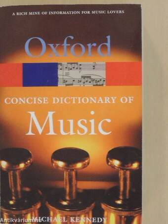 The Concise Oxford Dictionary of Music