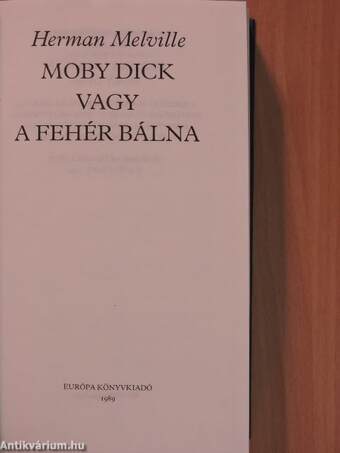 Moby Dick vagy a fehér bálna