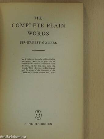 The Complete Plain Words