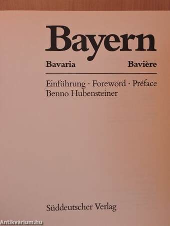 Bayern/Bavaria/Baviére