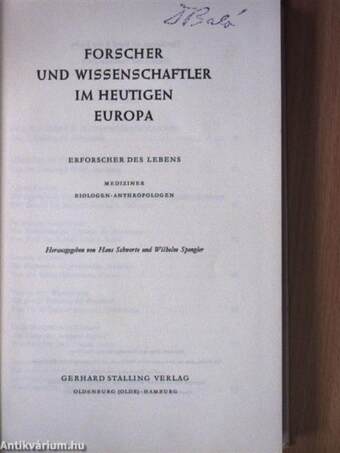 Forscher und Wissenschaftler im heutigen Europa