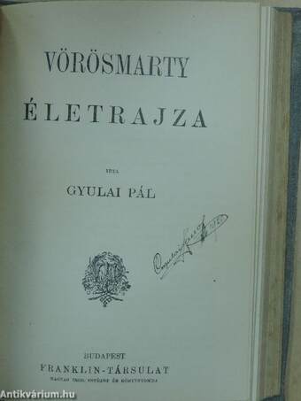 Csongor és Tünde/Vörösmarty életrajza/Coriolanus