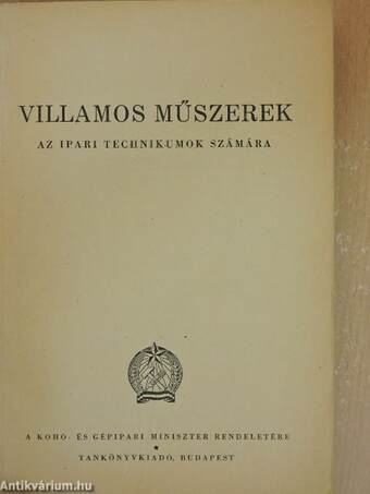 Villamos műszerek