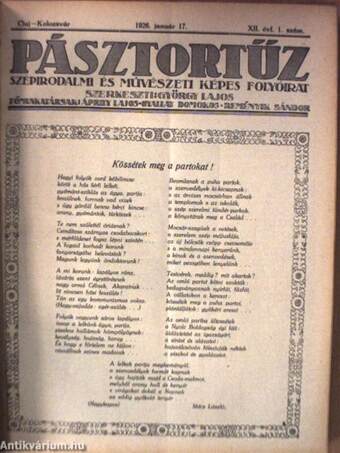 Pásztortűz 1926. január-december