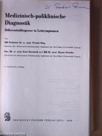 Medizinisch-poliklinische Diagnostik