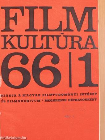 Filmkultúra 1966. január-december