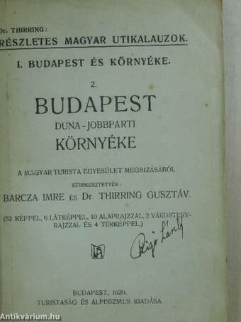 Budapest Duna-jobbparti környéke