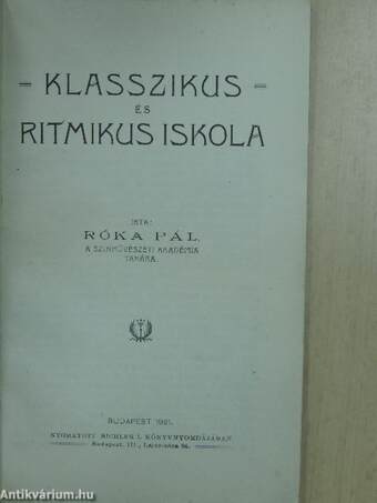 Klasszikus és ritmikus iskola