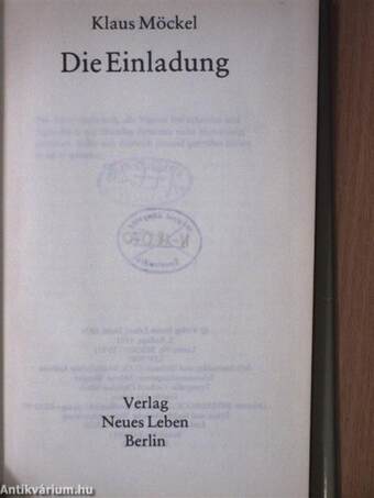 Die Einladung