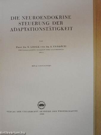 Die Neuroendokrine Steuerung der Adaptationstätigkeit