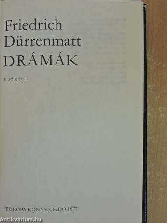 Drámák I. (töredék)