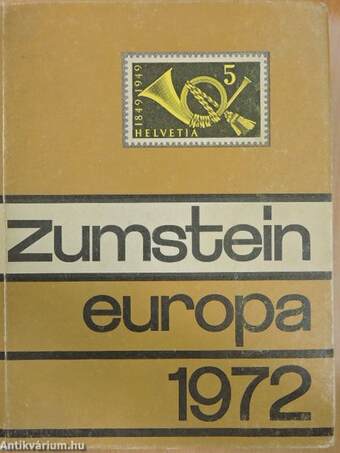 Briefmarken-katalog Zumstein - Europa 1972