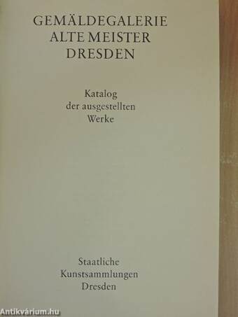 Gemäldegalerie Alte Meister Dresden