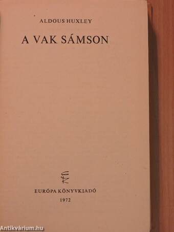 A vak Sámson