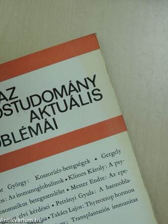 Az orvostudomány aktuális problémái 1968/2.