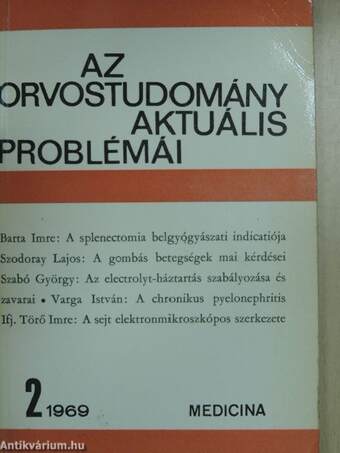 Az orvostudomány aktuális problémái 1969/2.