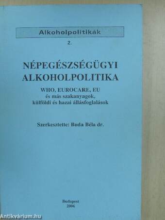 Népegészségügyi alkoholpolitika