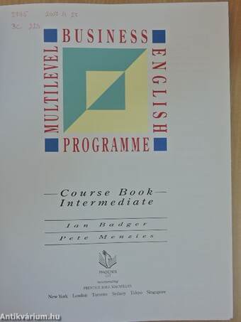 Multilevel Business English Programme - Intermediate - Course Book