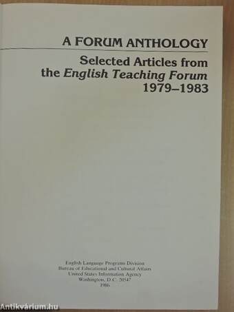 A Forum Anthology