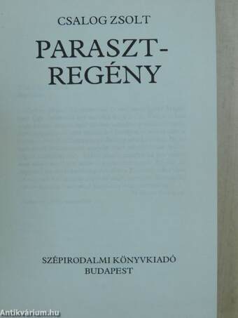 Parasztregény