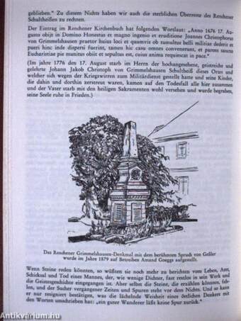 Grimmelshausen - Dichter und Schultheiß 1676-1976