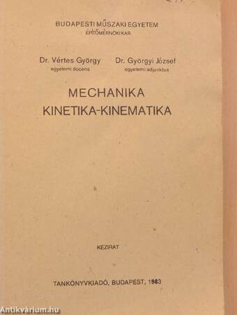 Mechanika, kinetika-kinematika