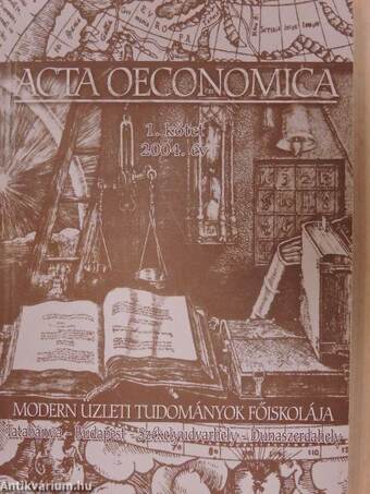 Acta Oeconomica 1.