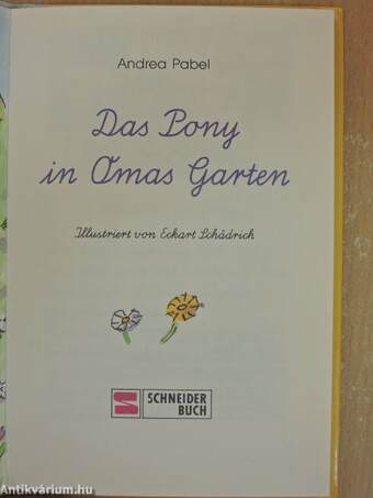 Das Pony in Omas Garten