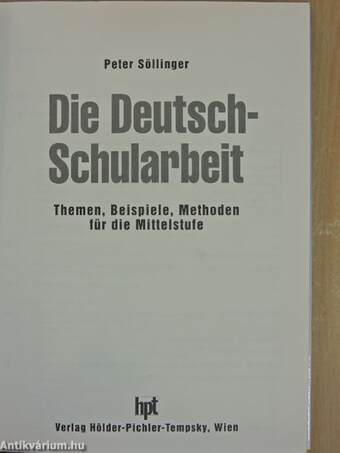 Die Deutsch-Schularbeit