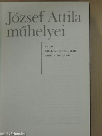 József Attila műhelyei