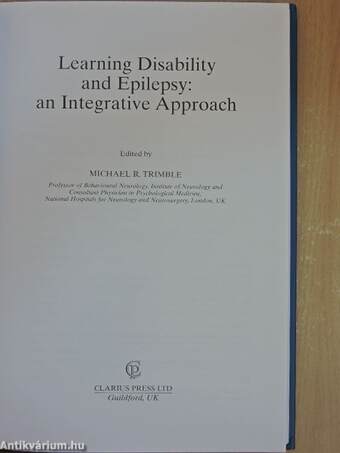 Learning Disability and Epilepsy: an Integrative Approach