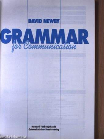 Grammar for Communication