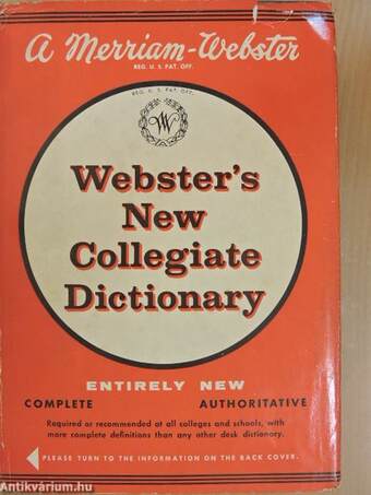 Webster's New Collegiate Dictionary