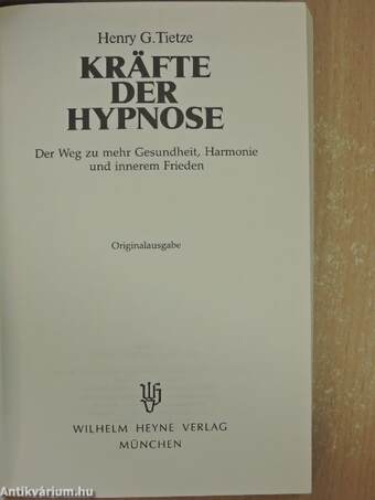 Kräfte der Hypnose