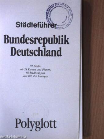 Städteführer Bundesrepublik Deutschland