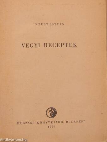 Vegyi receptek