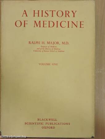 A history of Medicine I-II.