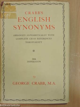 Crabb's English Synonyms