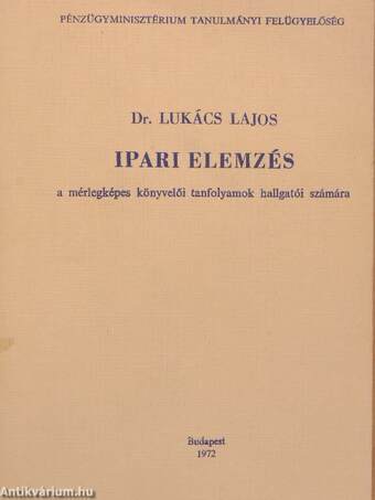 Ipari elemzés 